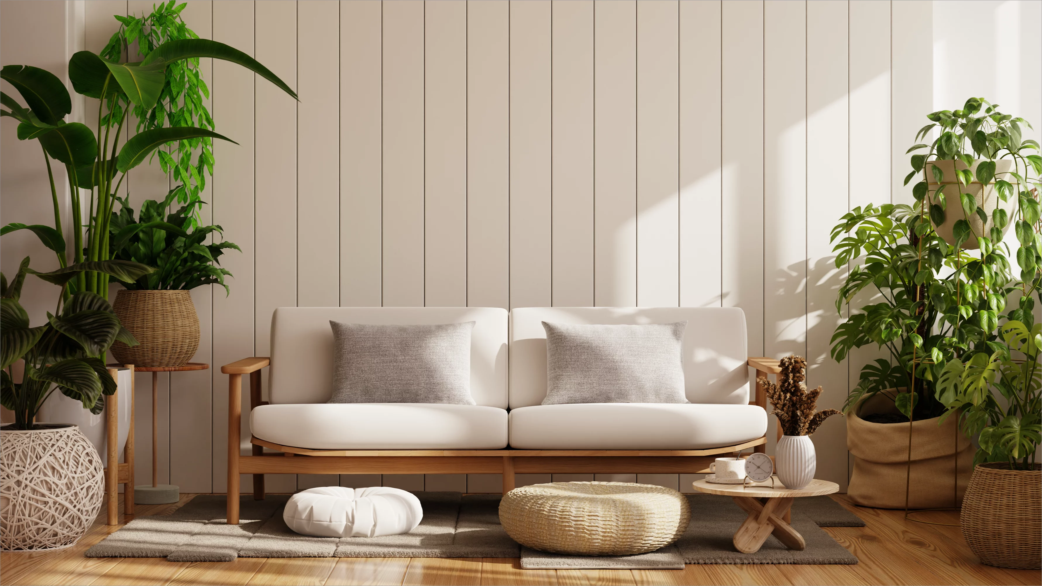 Moderner Wohnraum im Landhausstil